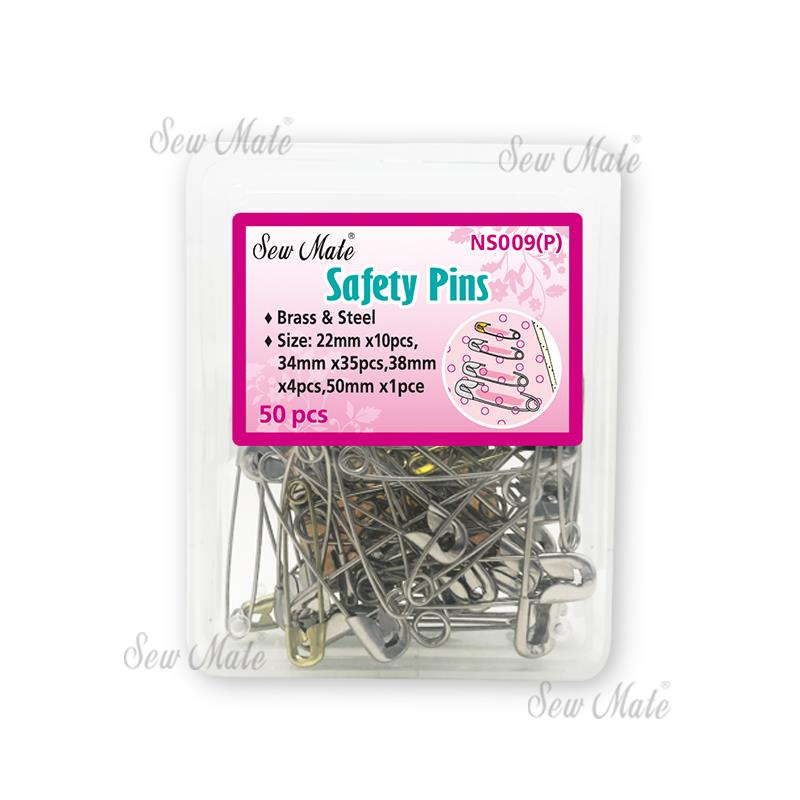 50 Safety Pins (Assorted Sizes),Donwei