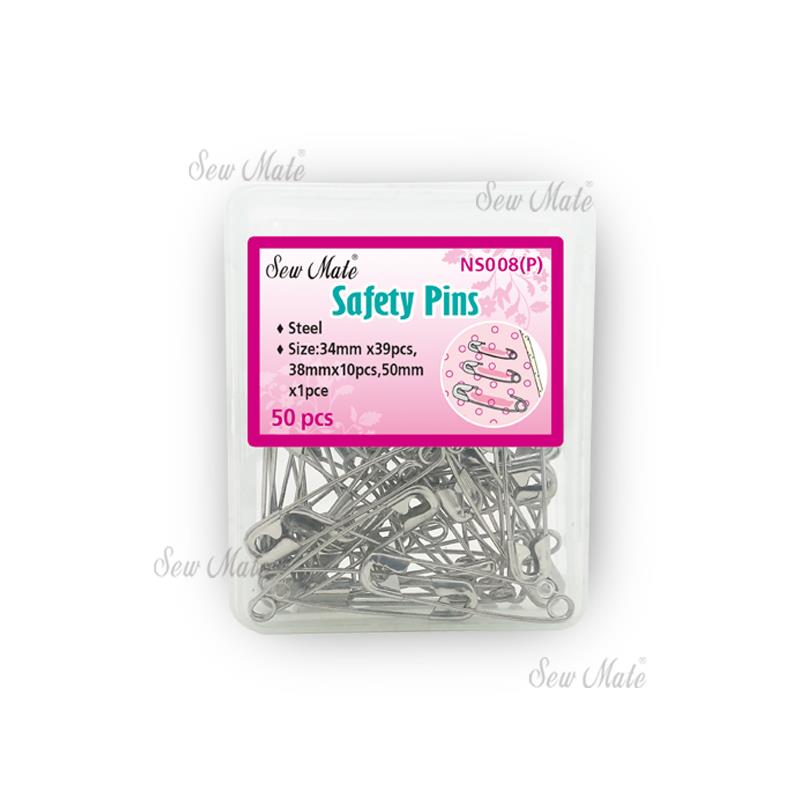  50 Safety Pins (Assorted Sizes),Donwei