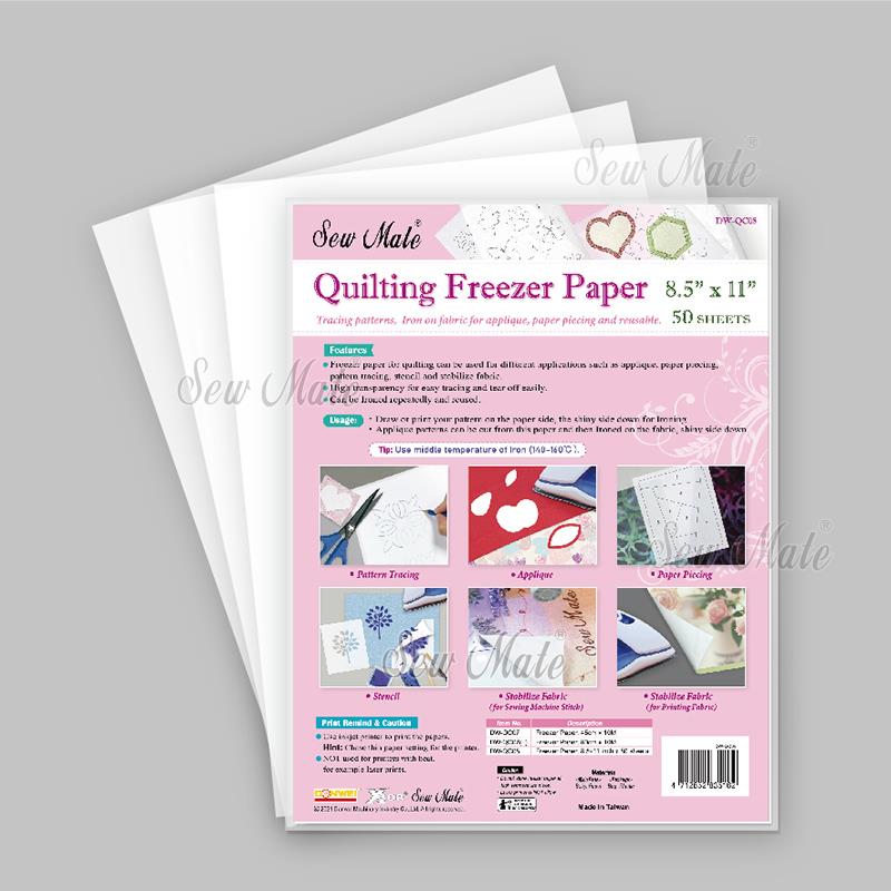 Quilting Freezer Paper, 8.5"x11",Donwei