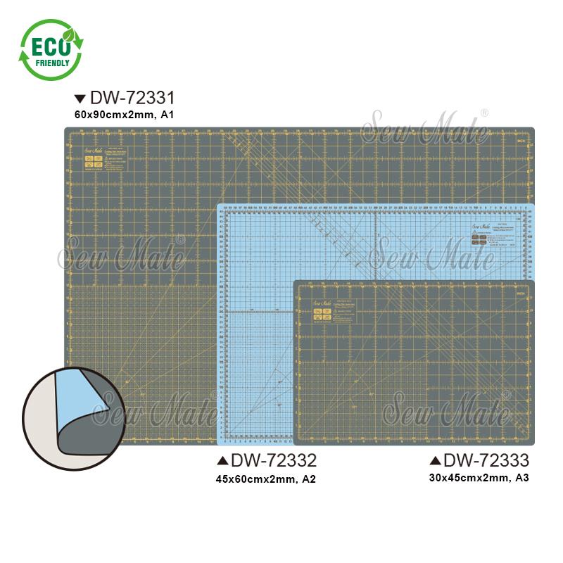 Eco-Friendly Double-Sided Cutting Mat ( Self-healing Cutting Mat ) DW-72331, DW-72332, DW-72333,Donwei