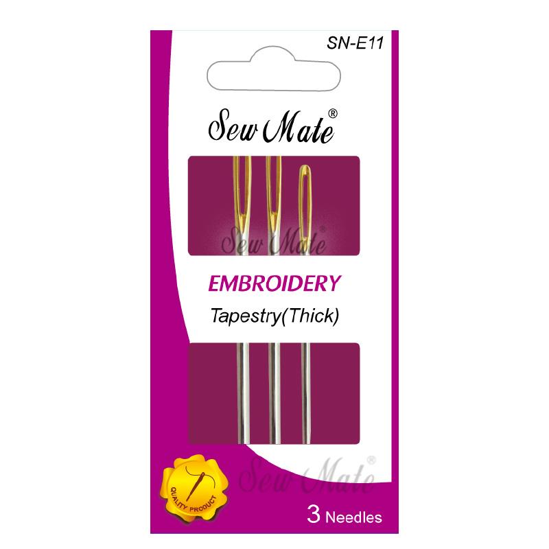 Embroidery Needles-Tapestry(Thick), Blunt Tip,Donwei