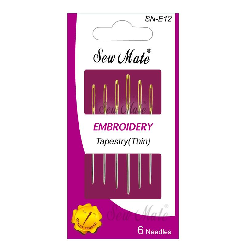 Embroidery Needles-Tapestry(Thin), Blunt Tip,Donwei