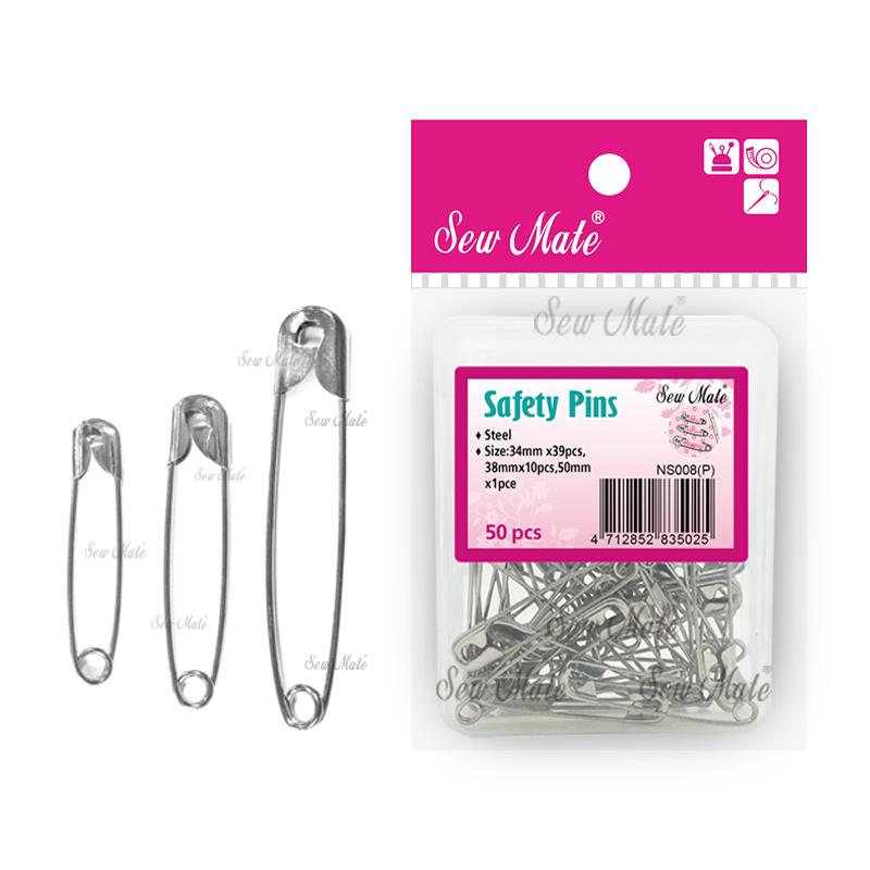  50 Safety Pins (Assorted Sizes),Donwei