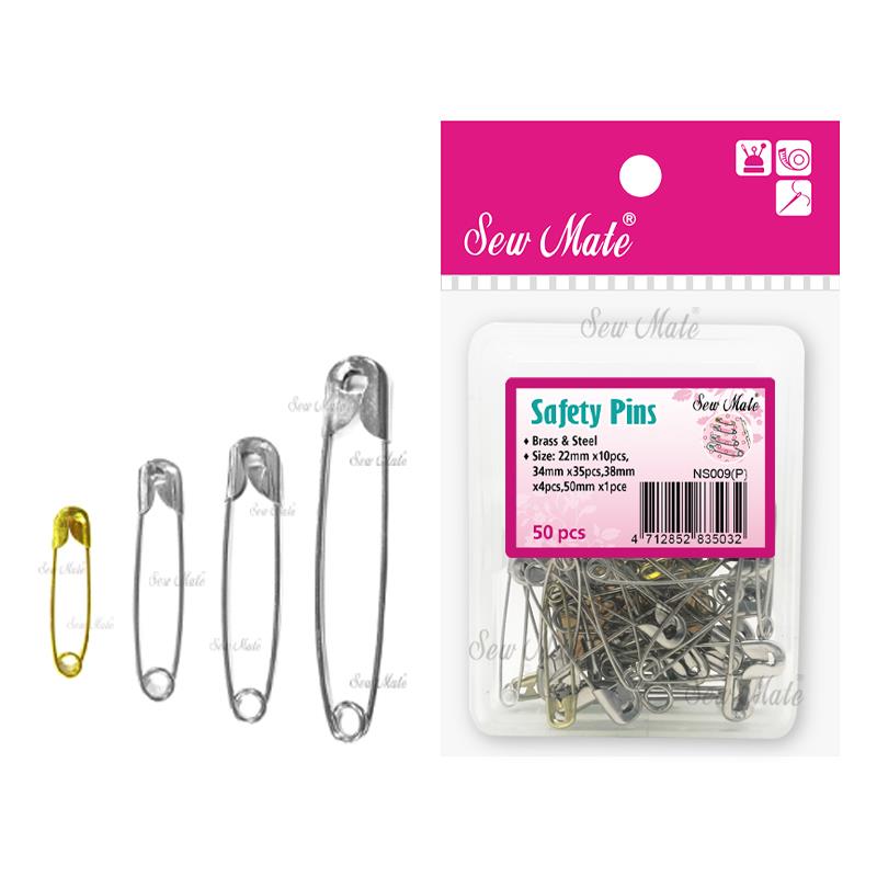 50 Safety Pins (Assorted Sizes),Donwei