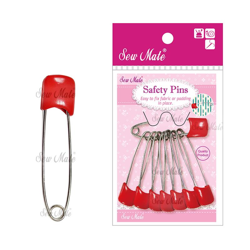 8 Safety Pins, 55mm,Donwei